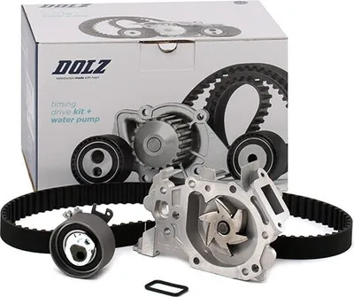 Produktbild von DOLZ KD039 Zahnriemensatz + Wasserpumpe für RENAULT Clio III Schrägheck (BR0/1, CR0/1) TWINGO II (CN0) CLIO II (BB0/1/2, CB0/1/2) TWINGO I (C06)