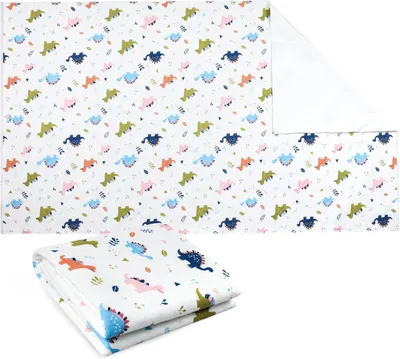 Produktbild von Wasserdichte Betteinlage für Kinder, 100 x 70 cm, 5 Lagen, 100% Baumwolle, für Bettnässen