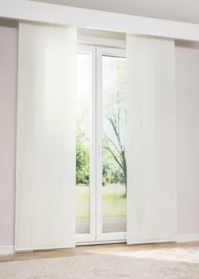 Produktbild von Lysel Schiebegardine Toliara in Creme, in der Größe (BxH) 60cm x 245cm