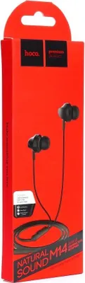 Immagine prodotto di Hoco M14 nero, cuffie con jack in-ear da 3,5 mm con cavo