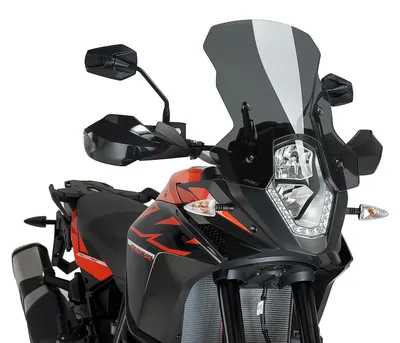 Productafbeelding van Puig Touring windschaam voor motorfiets, in donker gerookt glas