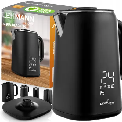 Produktbild von Elektrischer Wasserkocher 1500W 1,7L Touch-LED, Temp., Regelung 5 Stufen