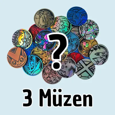 Productafbeelding van Pokémon-munten, set van 3 – Officiële verzamelmunten voor Pokémon-kaarten