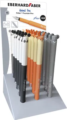 Produktbild von EBERHARD FABER Füllhalter Animal Pen 15er Kartondisplay