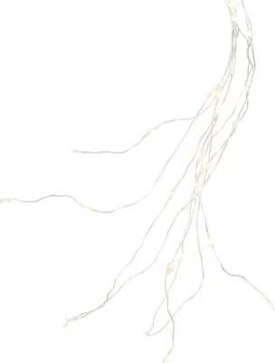 Produktbild von Lumineo LED Baumbeleuchtung silber/ warmes weiss 210cm
