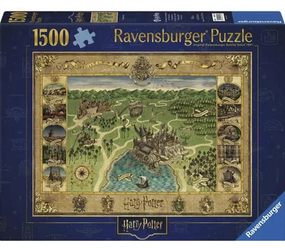 Produktbild von Hogwarts Karte Ravensburger 12000720