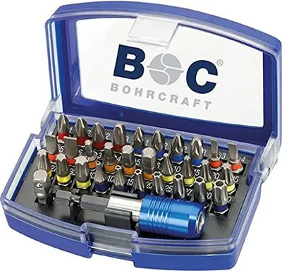 Immagine prodotto di Scatola professionale per bit Bohrcraft da 31 pezzi BCT-BS01