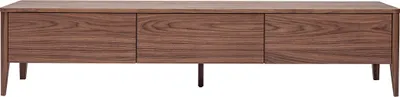 Produktbild von Miliboo - Vintage TV-Möbel Walnuss-Finish 3 Schubladen B180 cm BENJA