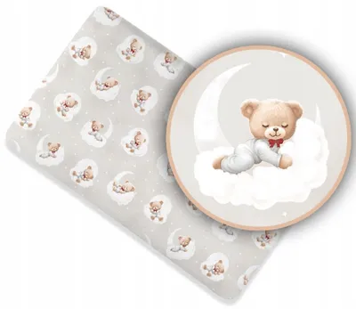 Produktbild von Spannbettlaken für Kinderbett 70x140 cm - 100% Baumwolle -