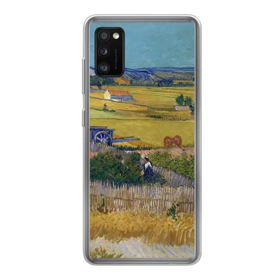 Produktbild von MuchoWow® Handyhülle Schutzhülle Hülle für Samsung Galaxy A41 Die Ernte - Vincent van Gogh Silikon Softcase Handy Hülle - Mobiltelefon