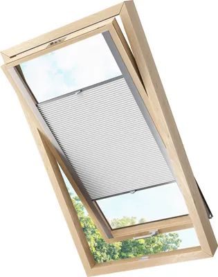 Obrázok produktu pre STREŠNÉ OKNO PLISSEE ZÁVESNÉ TERMOZATMIEVAČE VHODNÉ PRE VELUX FAKRO (VELUX CK04 tmavo sivá)