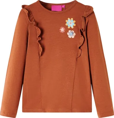 Produktbild von Kinder-Langarmshirt Cognac 104