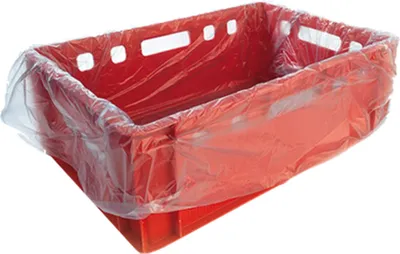 Produktbild von 100 HDPE Säcke E3-E2 Kistenbeutel 600+420x650 mm