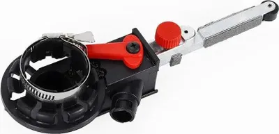 Produktbild von Elektrischer Bandschleifer - Bandfeile/Rohrbandschleifer - 800 W - Fingerbandschleifer - Bürstenschleifer - Für Metallrohre