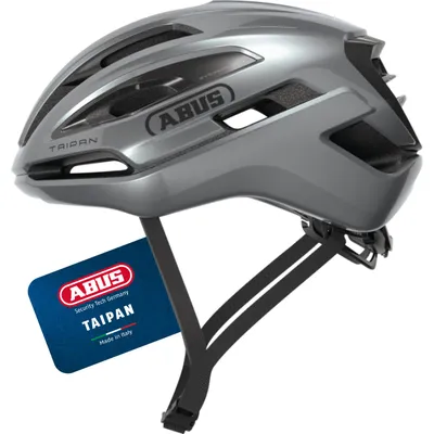Immagine prodotto di ABUS Casco Gravel Taipan - casco da bici per gravel bike - leggero, versatile e ben ventilato - con portaocchiali - per adolescenti, donne e uomini - taglia L, argento