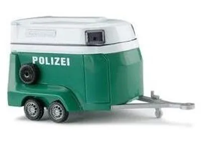 Produktbild von Busch 44915 - 1/87 Pferdetransportanhänger - Polizei - Neu