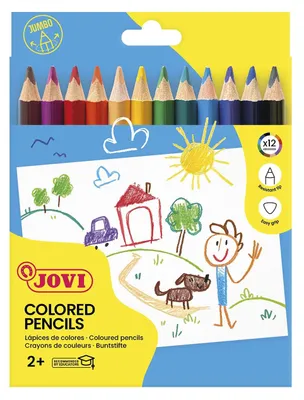 Zdjęcie produktu dla JOVI 735/12 JOVI Buntstifte farbsortiert, 12 St.
