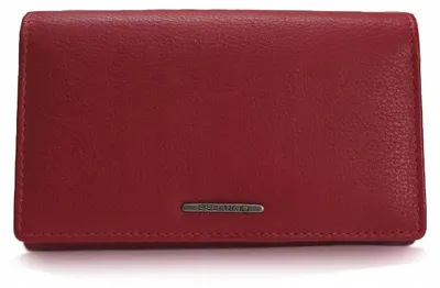 Produktbild von Bellugio Damen Portemonnaie MATTE Echtleder Rot
