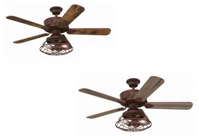 Immagine prodotto di Ventilatore da soffitto Westinghouse Barnett marrone da 122 cm con illuminazione LED e telecomando