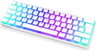 Obrázek produktu pro ENDORFY Thock Compact Keyboard RF bezdrátová + USB QWERTZ německá bílá (EY5D004)