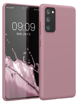Produktbild von kwmobile Handyhülle für Samsung Galaxy S20 FE Hülle - TPU Case - Kabelloses Laden - Schutzhülle Cover in Altrosa