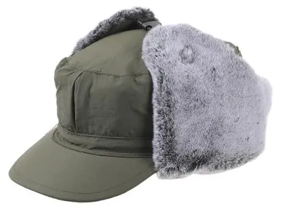 Produktbild von Uni-Baseballkappe mit Ohrenklappen – Warme Wintermütze für den Außenbereich