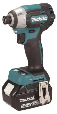 Image de MAKITA Visseuse à percussion sans fil 1/4" Li-ion LXT 18V/5.0Ah, Makpac DTD201RTJ