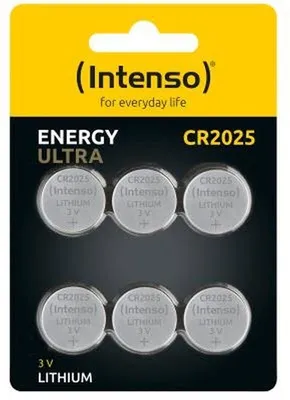 Produktbild von Batterie Lithium, Knopfzelle, CR2025, 3V Energy Ultra, Retail (6-Pack)