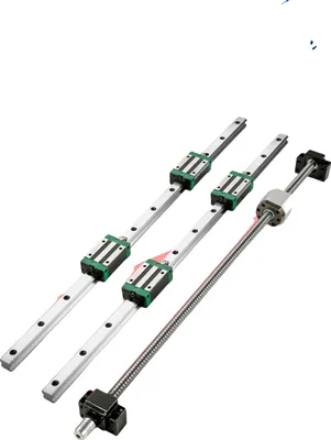 Image de Kit de guidage linéaire carré, vis à billes de 1500 mm, largeur de guidage de 20 mm,  CE