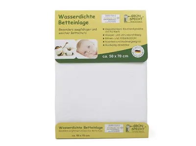 Obrázok produktu pre Podložka na posteľ Grunspecht, Water-proof, 50 x 70 cm, belá, 1 kus