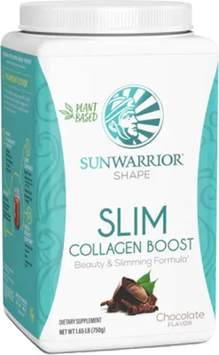 Produktbild von Sunwarrior Slim Collagen Booster (750g) Chocolate - Funktionelle Lebensmittel - Superfoods