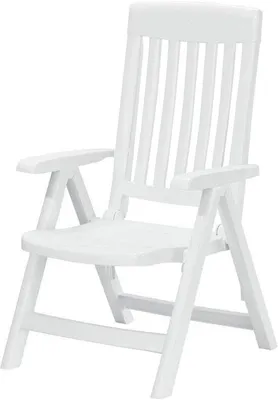 Produktbild von Klappstuhl Ergonomisch, Verstellbar und Wetterbeständig - Weiß