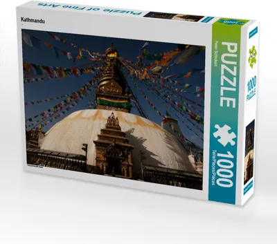 Produktbild von CALVENDO Puzzle Kathmandu | 1000 Teile Lege-Größe 64x48cm Foto-Puzzle für glückliche Stunden