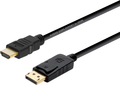 Productafbeelding van AISENS A125-0364, 2 meter, DisplayPort, HDMI, Samec, Samec, Goud