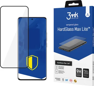 Zdjęcie produktu dla Redmi Note 13 Pro 4G/5G - 3Mk Hardglass Max Lite Black