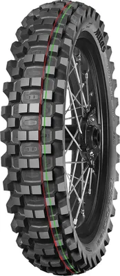 Zdjęcie produktu dla MITAS Reifen TERRA FORCE-MX MH 70/100-10 (2.50-10) 41M TT MEDIUM HARD TERRAIN RED GREEN NHS