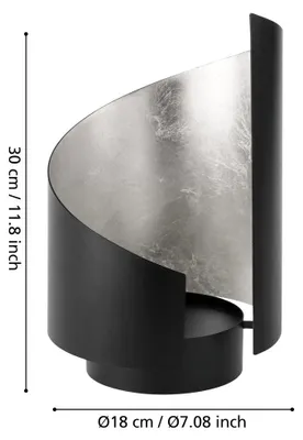 Produktbild von Eglo Ambondrona Laterne, mit einem Durchmesser von 18 cm und einer Höhe von 30 cm