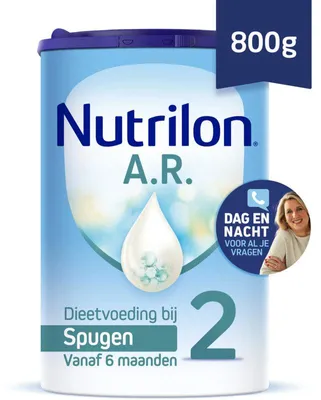 Obrázok produktu pre Nutrilon A.R. 2 pokračovacie mlieka 800g – antirefluxná špeciálna výživa pre bábätká od 6 mesiacov