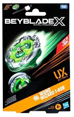 Zdjęcie produktu dla Beyblade Pakiet startowy X Wand Wizard 1-60R UX, 8 lat(a)