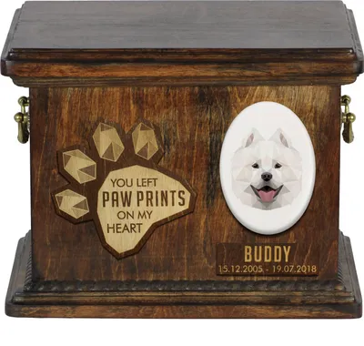 Image de Art-Dog Urne funéraire pour animal – Samoyède