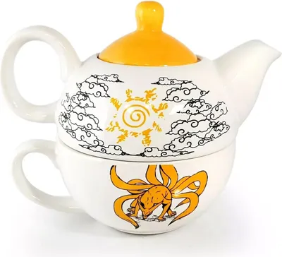 Immagine prodotto di Naruto Shipuden - Set da tè Konoha (teiera + tazza)
