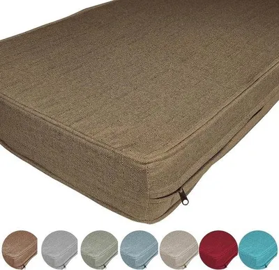 Produktbild von Gartenbank - Komfortables Sitzmöbel - Leicht zu Reinigen - 90x140x8cm - Beige