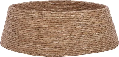 Produktbild von Mica Decorations Weihnachtsbaumdecke - H28 x Ø75 cm - Seegras - Naturbraun