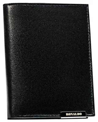 Productafbeelding van Herenzak Ronaldo, verticaal model, natuurlijke leer, zwart, RFID-bescherming, 12,5 x 10 cm