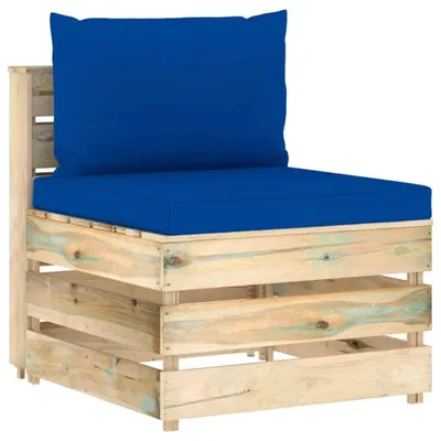 Produktbild von Mittlere Sofasektion mit Kissen für den Garten