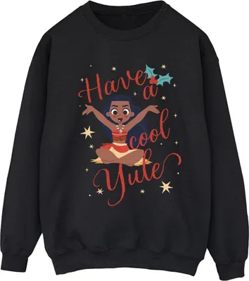 Produktbild von Moana - "Have A Cool Yule" Sweatshirt für Damen BI55011 (L) (Schwarz)