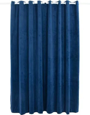 Produktbild von vidaXL Verdunkelungsvorhang mit Metallösen Smat Dunkelblau 290x245 cm