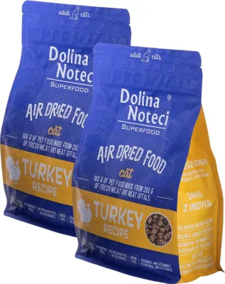 Produktbild von Dolina Noteci Superfood Pute Katzenfutter 2x1kg