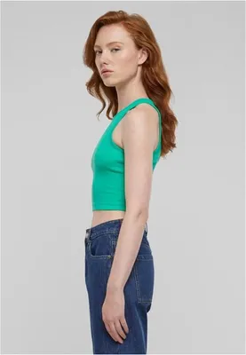Immagine prodotto di Urban Classics - Top a costine da donna ferngreen - M