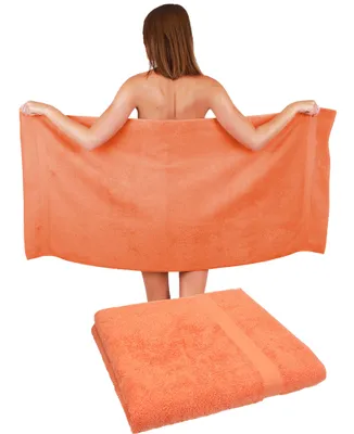 Produktbild von Betz 2 Stück Duschtücher 70 x 140 cm PREMIUM 100% Baumwolle Liegetuch Strandtuch   Farbe: orange